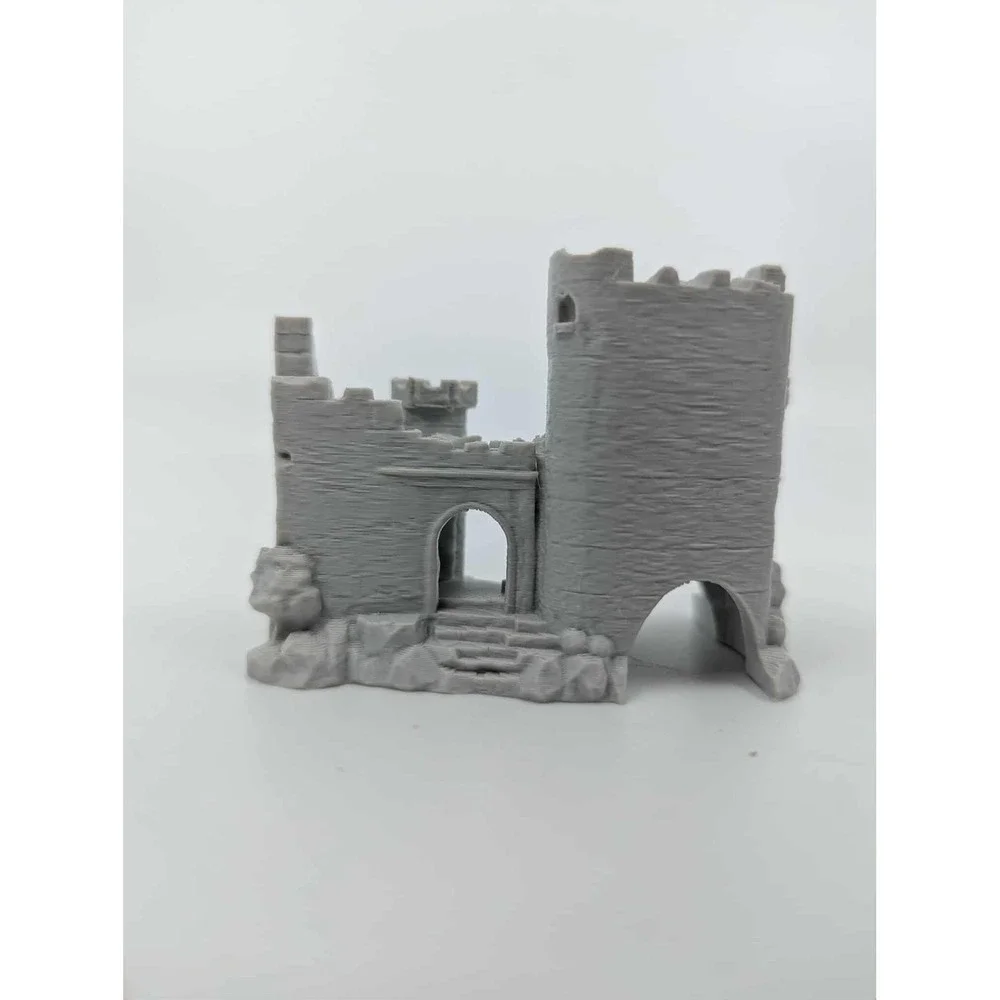 The‎ Fallen Fortress Hide and Climb Reptile Decor